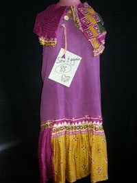 upcycled hemp-silk dress